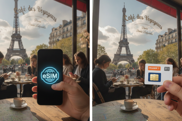 esim vs local sim Paris