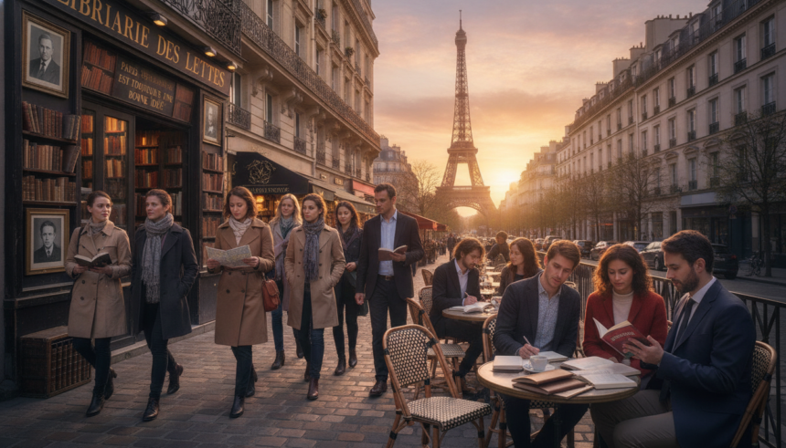 literary Paris walking tour